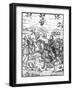 Queen Elizabeth I and Her Attendants Out Hawking, 1575-null-Framed Giclee Print