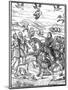 Queen Elizabeth I and Her Attendants Out Hawking, 1575-null-Mounted Giclee Print