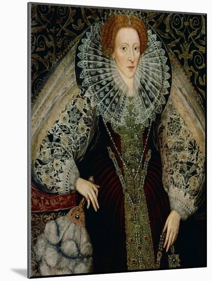 Queen Elizabeth I, circa 1585-90-John Bettes the Younger-Mounted Giclee Print