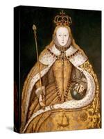 Queen Elizabeth I in Coronation Robes, circa 1559-null-Stretched Canvas