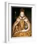 Queen Elizabeth I in Coronation Robes, circa 1559-null-Framed Giclee Print