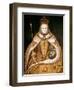 Queen Elizabeth I in Coronation Robes, circa 1559-null-Framed Premium Giclee Print