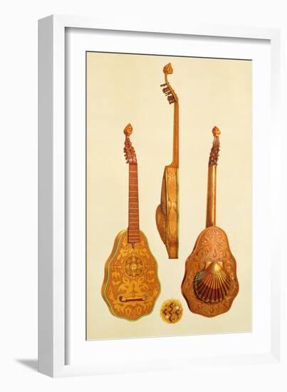 Queen Elizabeth I Lute by John Rose, 1580, from 'Musical Instruments'-Alfred James Hipkins-Framed Giclee Print