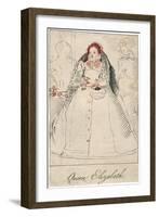 Queen Elizabeth I of England, (1533-160)-null-Framed Giclee Print