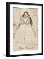 Queen Elizabeth I of England, (1533-160)-null-Framed Giclee Print