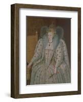 Queen Elizabeth I of England and Ireland (1533-1603)-null-Framed Premium Giclee Print