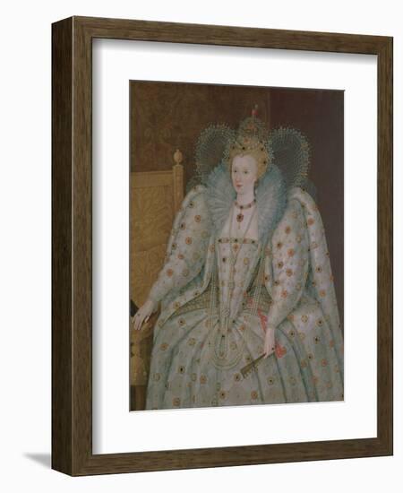 Queen Elizabeth I of England and Ireland (1533-1603)-null-Framed Premium Giclee Print