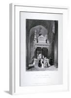 Queen Elizabeth I's Tomb, Henry VII Chapel, Westminster Abbey, London, C1840-William Radclyffe-Framed Giclee Print