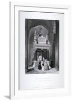 Queen Elizabeth I's Tomb, Henry VII Chapel, Westminster Abbey, London, C1840-William Radclyffe-Framed Giclee Print