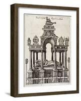 Queen Elizabeth I's Tomb in the Henry VII Chapel, Westminster Abbey, London, C1680-null-Framed Giclee Print