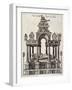 Queen Elizabeth I's Tomb in the Henry VII Chapel, Westminster Abbey, London, C1680-null-Framed Giclee Print