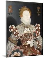 Queen Elizabeth I - the Pelican Portrait, C.1574-Nicholas Hilliard-Mounted Giclee Print