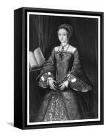 Queen Elizabeth I When Young, C1546-Valadon & Co Boussod-Framed Stretched Canvas