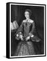 Queen Elizabeth I When Young, C1546-Valadon & Co Boussod-Framed Stretched Canvas