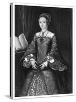 Queen Elizabeth I When Young, C1546-Valadon & Co Boussod-Stretched Canvas