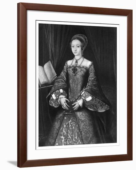 Queen Elizabeth I When Young, C1546-Valadon & Co Boussod-Framed Giclee Print