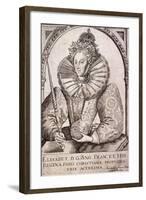 Queen Elizabeth I with Sceptre and Orb, C1650-null-Framed Giclee Print