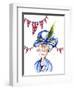 Queen Elizabeth II 2012, diamond jubilee, by Neale Osborne-Neale Osborne-Framed Giclee Print