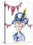 Queen Elizabeth II 2012, diamond jubilee, by Neale Osborne-Neale Osborne-Stretched Canvas