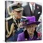 Queen Elizabeth II and Prince Philip Arrive for Remembrance Day Service, Westminster Abbey, London-null-Stretched Canvas