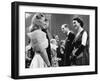 Queen Elizabeth II and Prince Philip at BBC Lime Grove Studios with actress Sally Barnes-Associated Newspapers-Framed Photo