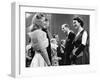 Queen Elizabeth II and Prince Philip at BBC Lime Grove Studios with actress Sally Barnes-Associated Newspapers-Framed Photo