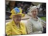 Queen Elizabeth II and Princess Anne at Ascot-Associated Newspapers-Mounted Photo