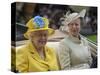 Queen Elizabeth II and Princess Anne at Ascot-Associated Newspapers-Stretched Canvas