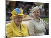 Queen Elizabeth II and Princess Anne at Ascot-Associated Newspapers-Mounted Photo