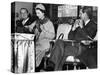 Queen Elizabeth II at Bristol Telephone Exchange-Associated Newspapers-Stretched Canvas