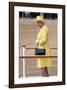 Queen Elizabeth II at her Annual Birthday Parade Trooping the Colour-null-Framed Art Print