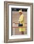 Queen Elizabeth II at her Annual Birthday Parade Trooping the Colour-null-Framed Art Print