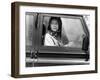 Queen Elizabeth II at the wheel of her Land Rover-Associated Newspapers-Framed Photo