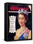 Queen Elizabeth II (B192), 1953-null-Framed Stretched Canvas