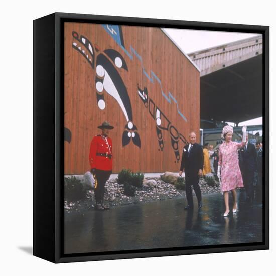 Queen Elizabeth II, Canada Tour 1967-null-Framed Stretched Canvas