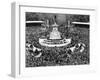 Queen Elizabeth II Coronation, crowds at Buckingham Palace-Associated Newspapers-Framed Photo