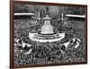 Queen Elizabeth II Coronation, crowds at Buckingham Palace-Associated Newspapers-Framed Photo