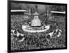 Queen Elizabeth II Coronation, crowds at Buckingham Palace-Associated Newspapers-Framed Photo