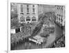 Queen Elizabeth II Coronation, procession at Piccadilly Circus-Associated Newspapers-Framed Photo