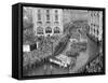 Queen Elizabeth II Coronation, procession at Piccadilly Circus-Associated Newspapers-Framed Stretched Canvas