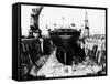 Queen Elizabeth II in Dry Dock at Southampton-null-Framed Stretched Canvas