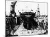 Queen Elizabeth II in Dry Dock at Southampton-null-Mounted Photographic Print