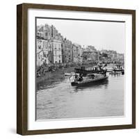 Queen Elizabeth Ii in Guernsey, 1957-Malcolm MacNeil-Framed Photographic Print