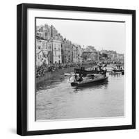 Queen Elizabeth Ii in Guernsey, 1957-Malcolm MacNeil-Framed Photographic Print