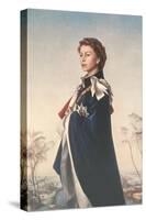 Queen Elizabeth II in Robes-null-Stretched Canvas