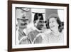 Queen Elizabeth Ii Laughing During Her Tour of India-Associated Newspapers-Framed Photo