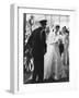 Queen Elizabeth II Marries the Duke of Edinburgh-null-Framed Photographic Print