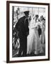 Queen Elizabeth II Marries the Duke of Edinburgh-null-Framed Photographic Print