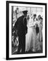 Queen Elizabeth II Marries the Duke of Edinburgh-null-Framed Photographic Print