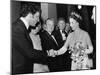 Queen Elizabeth II meeting Tom Jones-Associated Newspapers-Mounted Photo